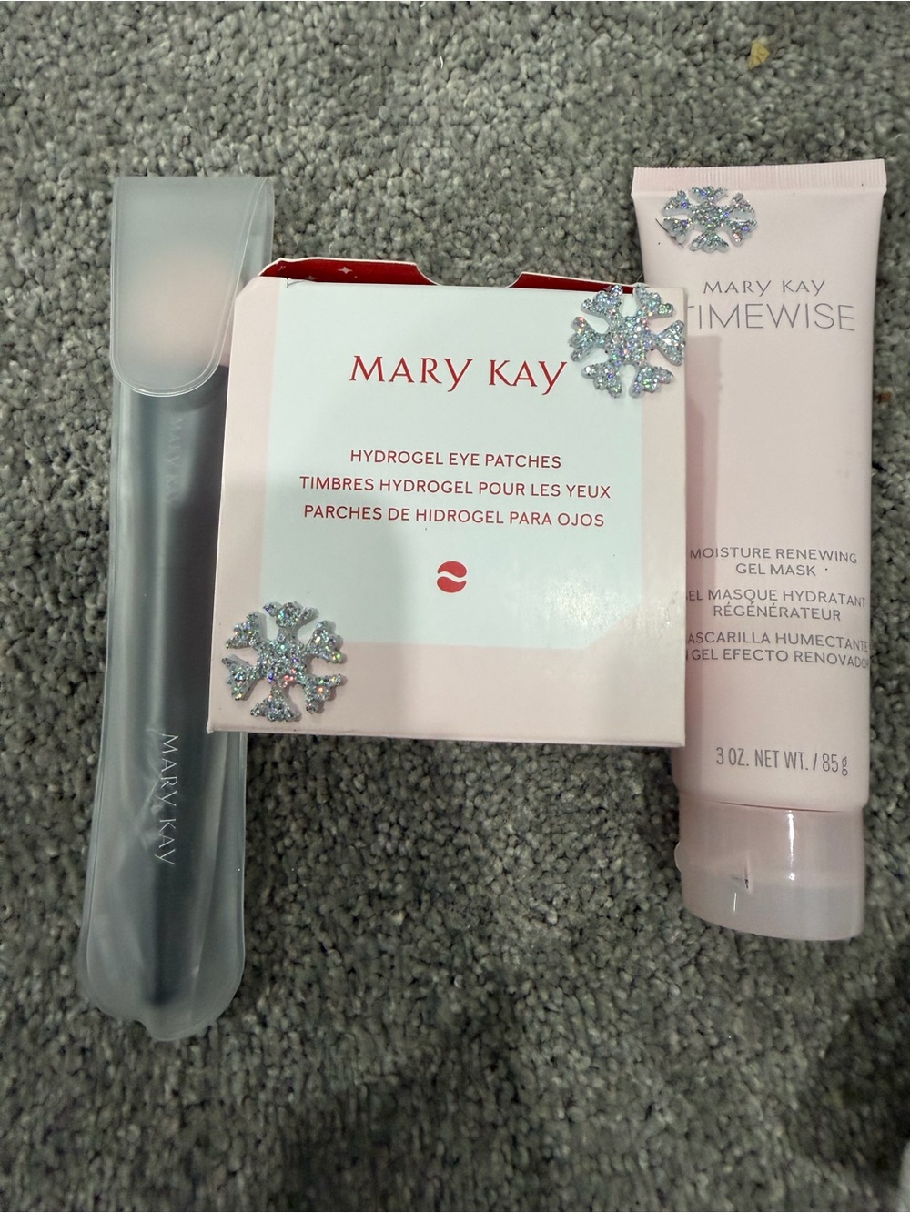 Mary Kay Pink Hydrogel Eye Patches & TimeWise Gel Mask Set